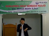 Pelatihan Zakat Berbasis Masjid